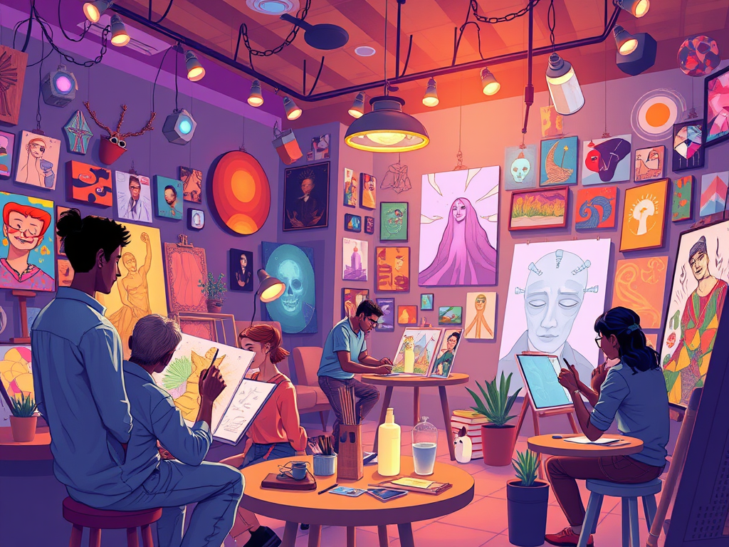The Digital Canvas and the Collective Mind: How AI Art Platforms are Forging a New Era of Collaborative Creativity